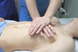 cpr being performed on patient