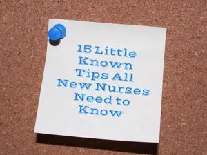 tips new nurses need to know