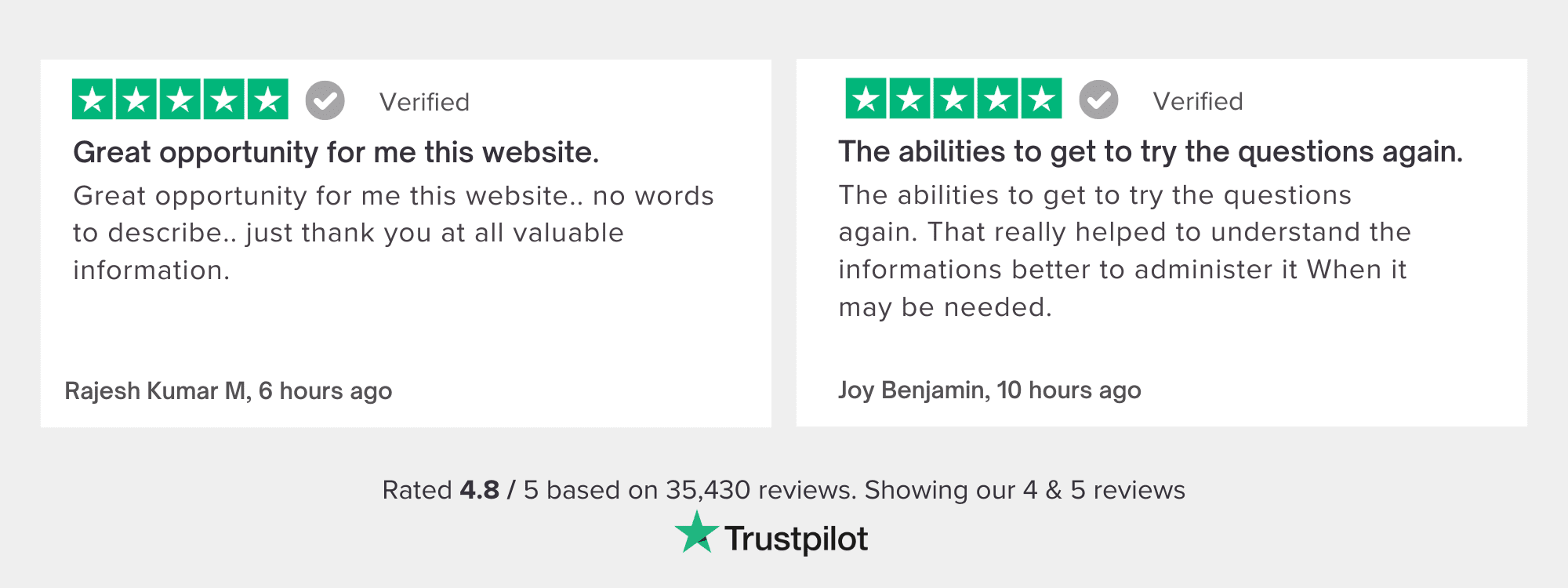 TP Reviews