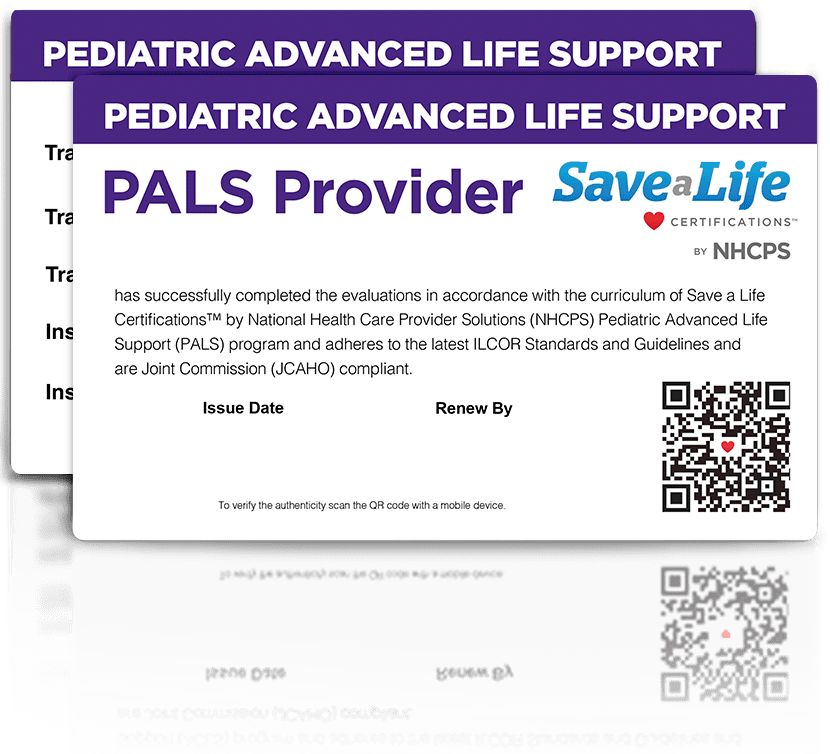 PALS Provider Card