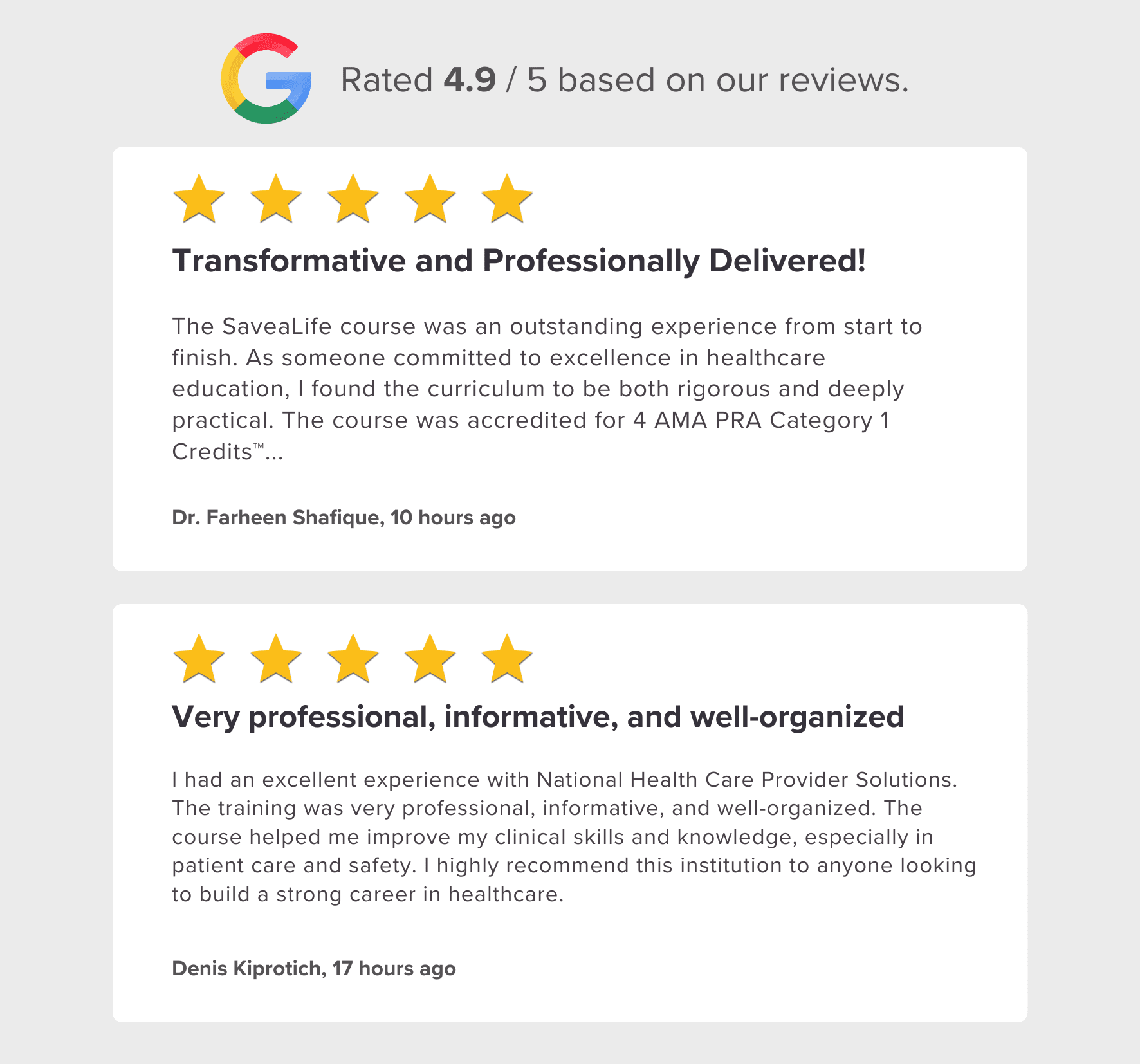 Certification Bundle - ACLS, PALS, BLS