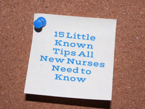 tips new nurses need to know
