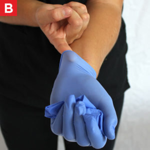 Removing Gloves B