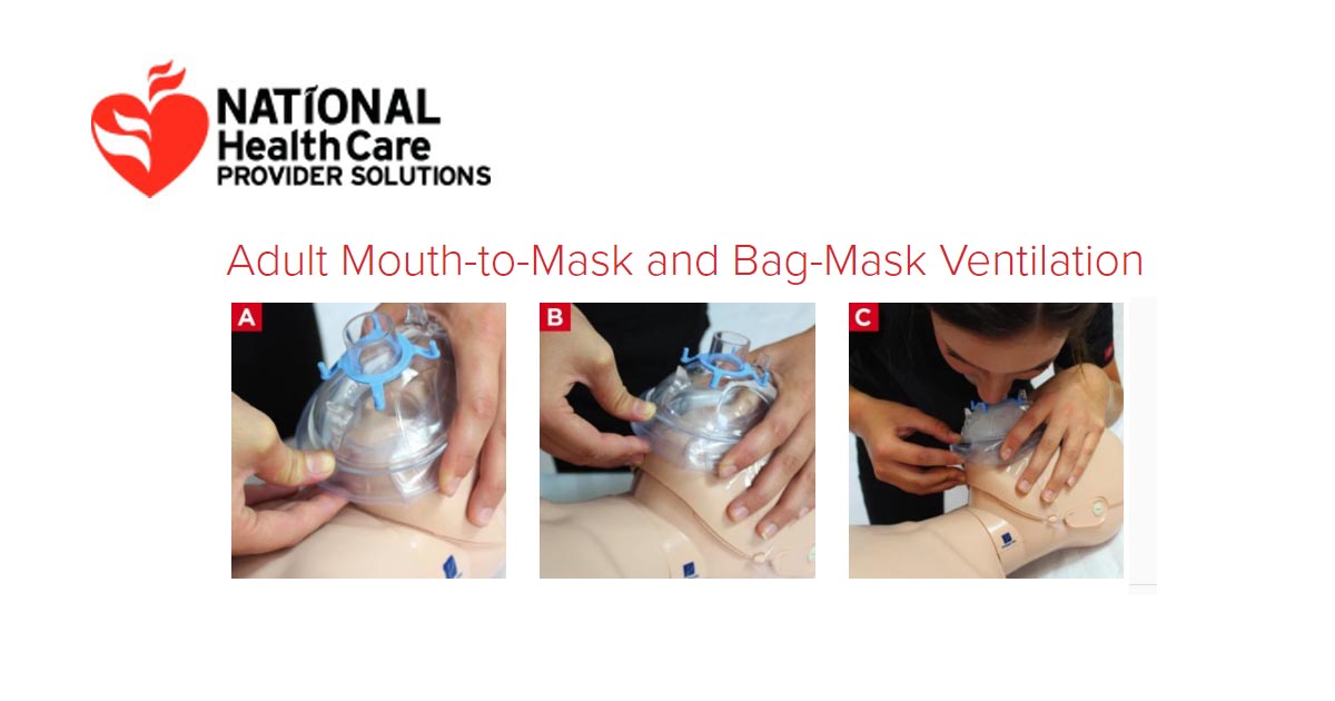 Adult Mouth To Mask And Bag Mask Ventilation