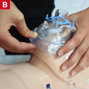 BLS mouth to mask adult B