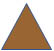 Brown Triangle Representing Severe Weather