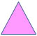 Pink Triangle Representing Missing Child Emergency