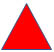 Red Triangle Representing Fire Emergency