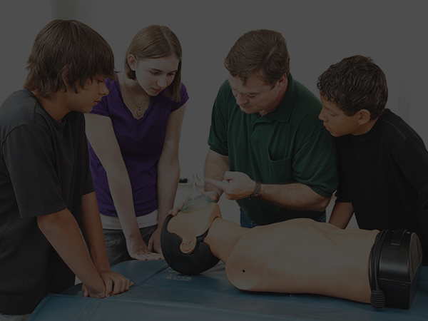 students-taking-cpr-class