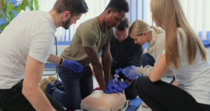 group-of-people-training-for-cpr-with-bag-mask-ventilation