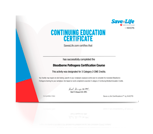 Bloodborne Pathogens Certification