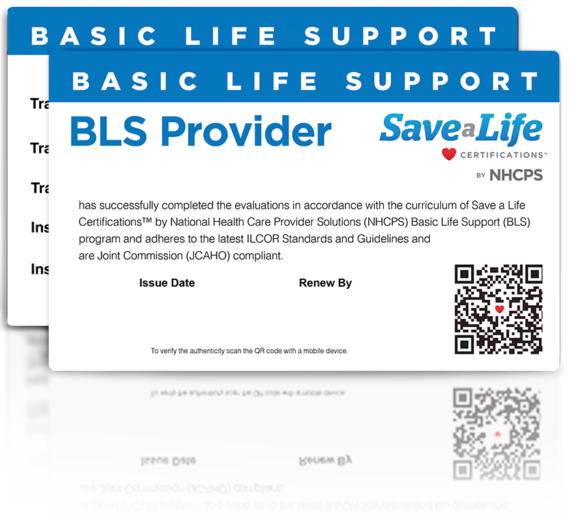 BLS Provider Card