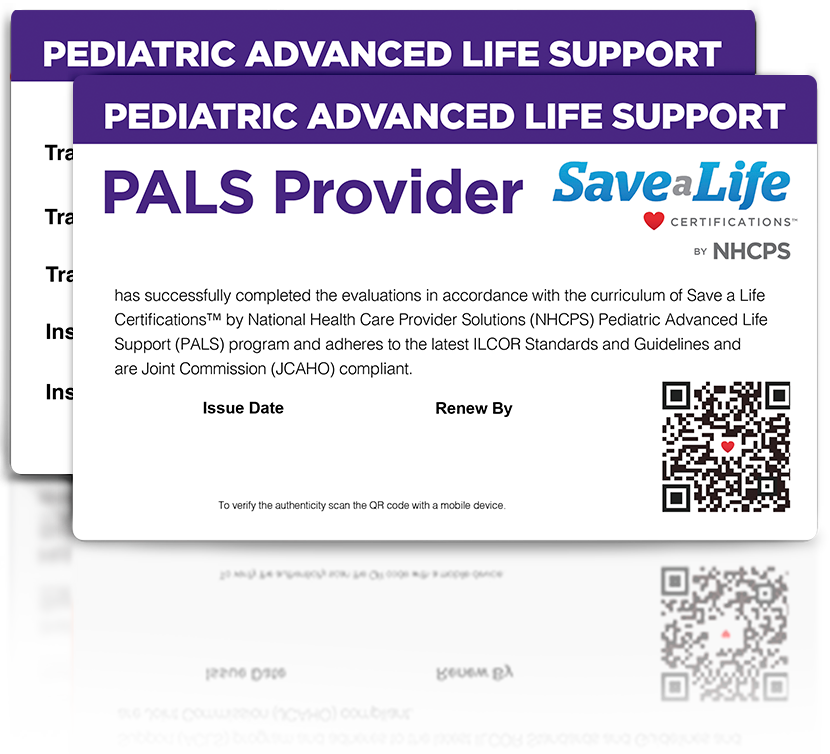 PALS Provider Card