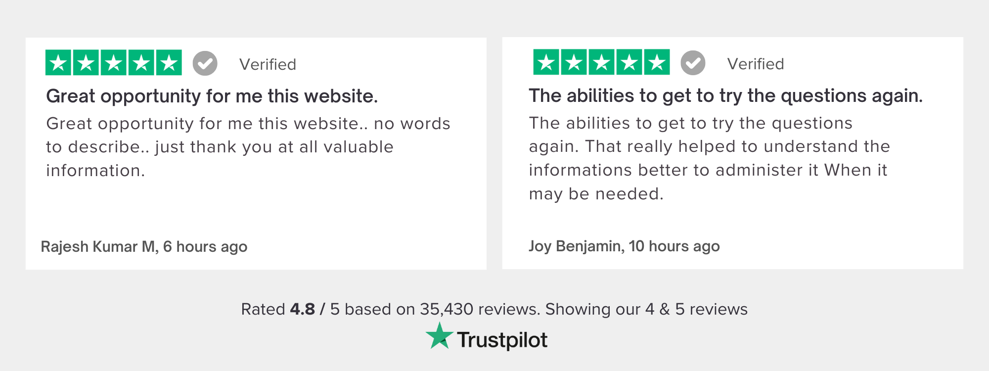 TP Reviews
